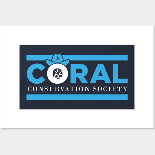 Coral Conservation Society Wall Art by RetroReview